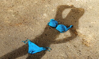 Schatten einer Frau