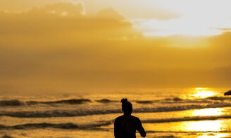 Woman, Beach, Nature image.